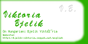 viktoria bjelik business card